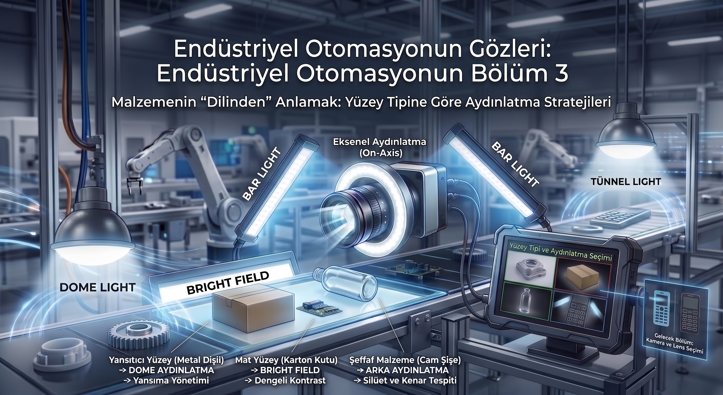 Endüstriyel Otomasyonun Gözleri: Kamera ve Aydınlatma Rehberi - Bölüm 3