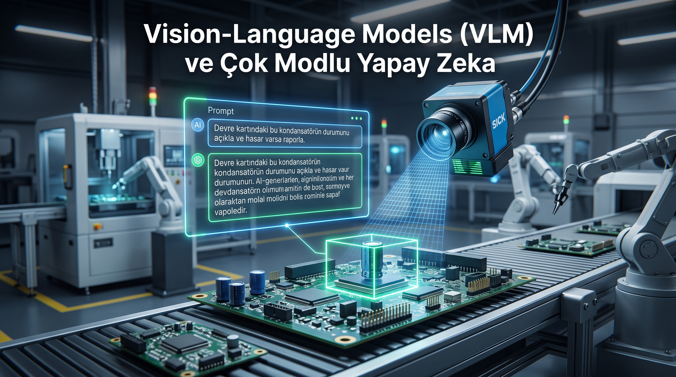 Vision-Language Models (VLM) ve Çok Modlu Yapay Zeka Fabrikaya Giriyor: Sıfır Örnekle Kalite Kontrol
