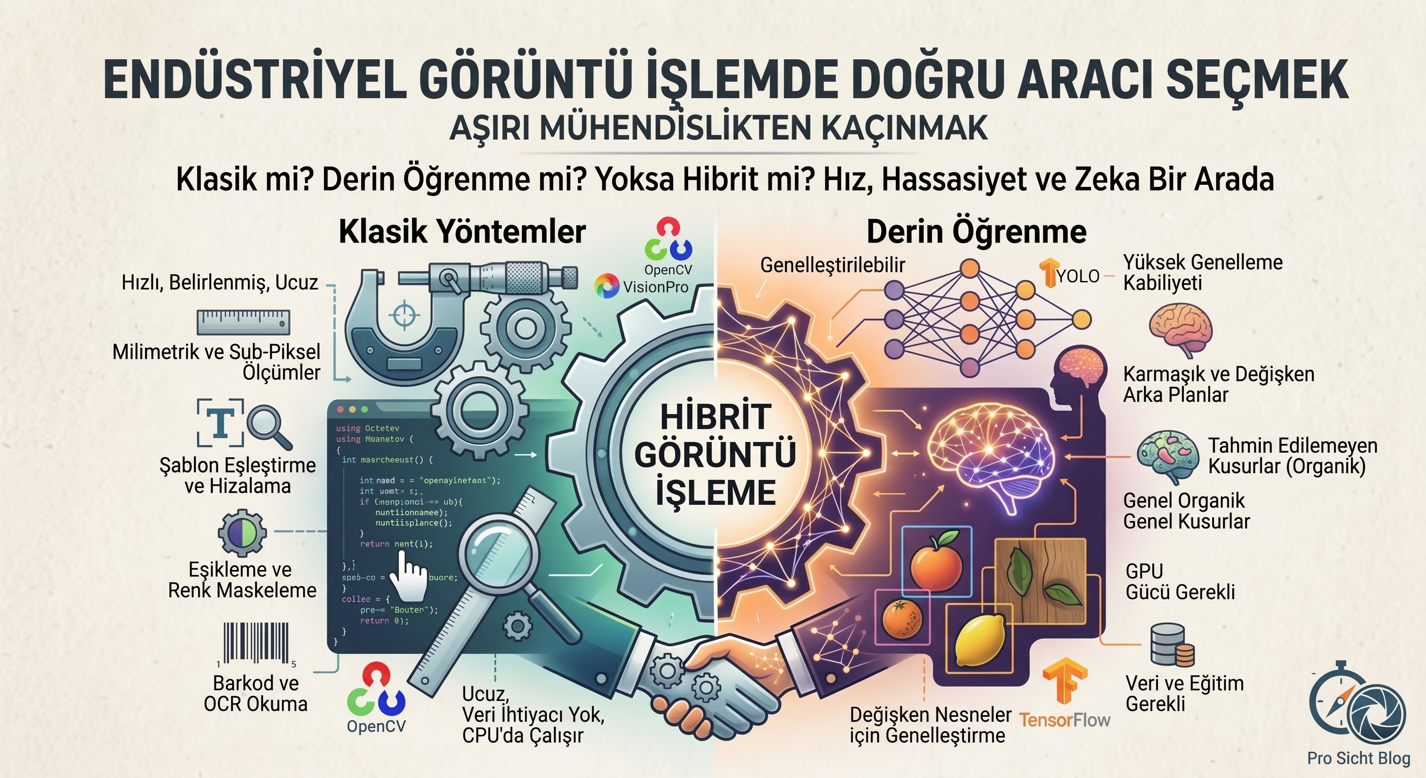 Klasik Görüntü İşleme mi, Derin Öğrenme mi? Yapay Zekayı Nerede Kullanmamalıyız?
