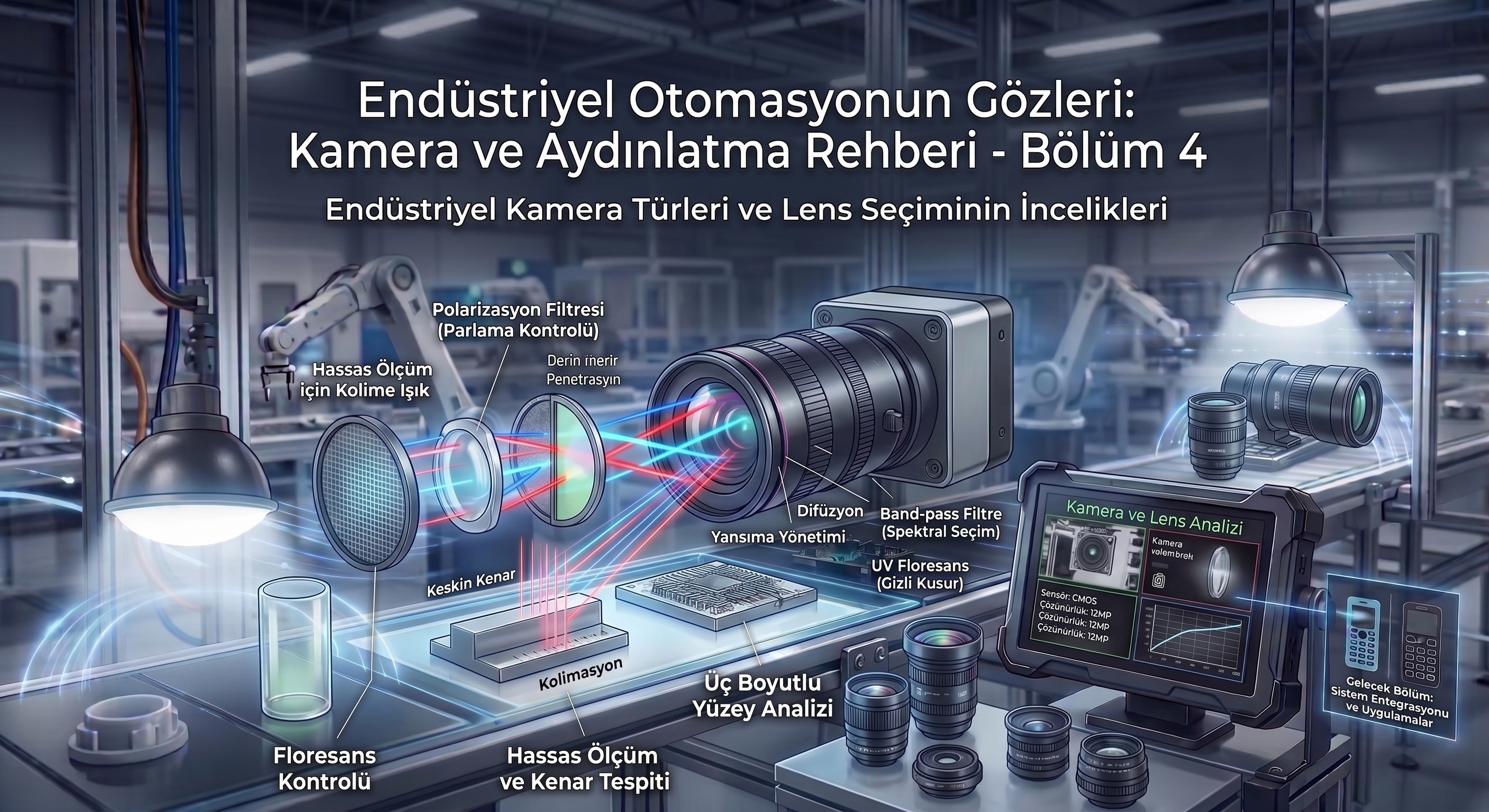 Endüstriyel Otomasyonun Gözleri: Kamera ve Aydınlatma Rehberi - Bölüm 4