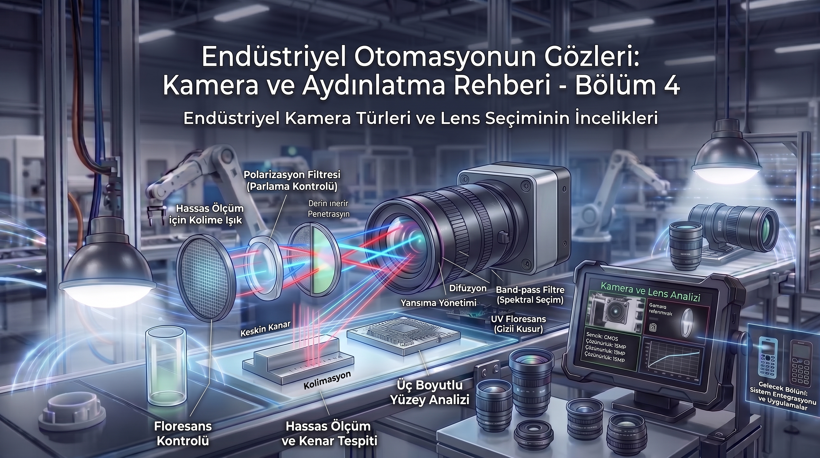 Endüstriyel Otomasyonun Gözleri: Kamera ve Aydınlatma Rehberi - Bölüm 6