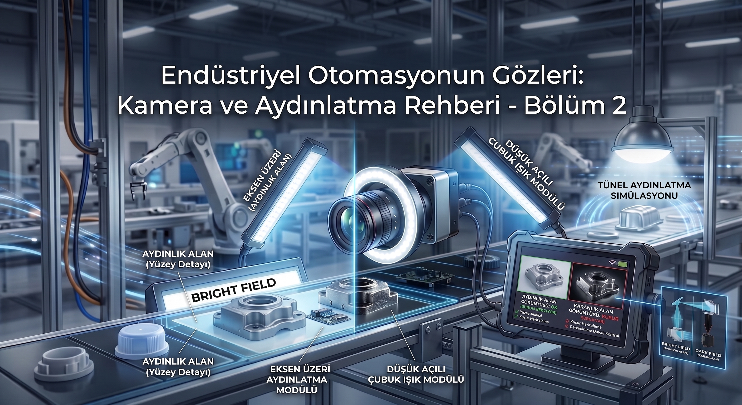 Endüstriyel Otomasyonun Gözleri: Kamera ve Aydınlatma Rehberi - Bölüm 2