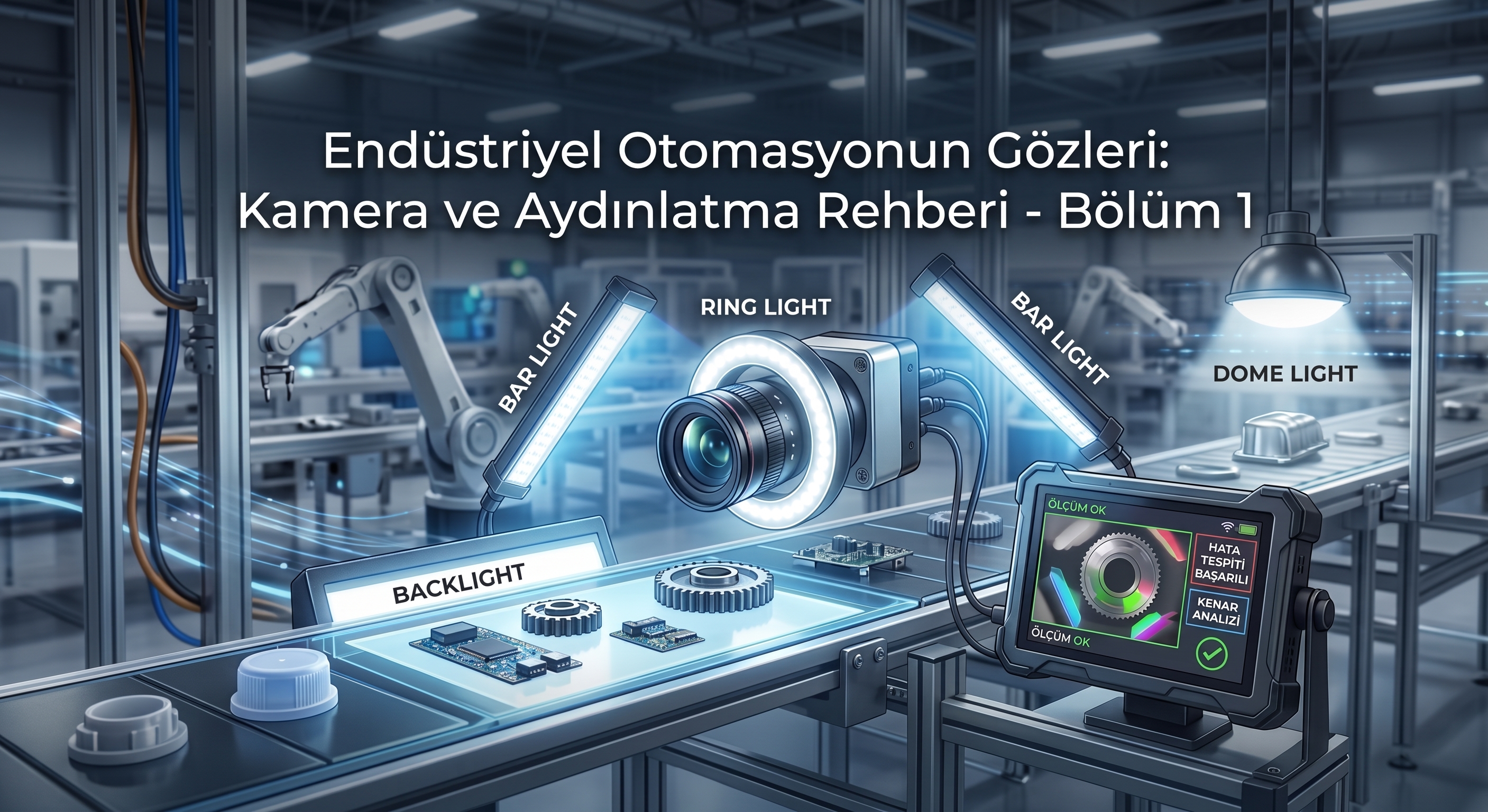 Endüstriyel Otomasyonun Gözleri: Kamera ve Aydınlatma Rehberi - Bölüm 1