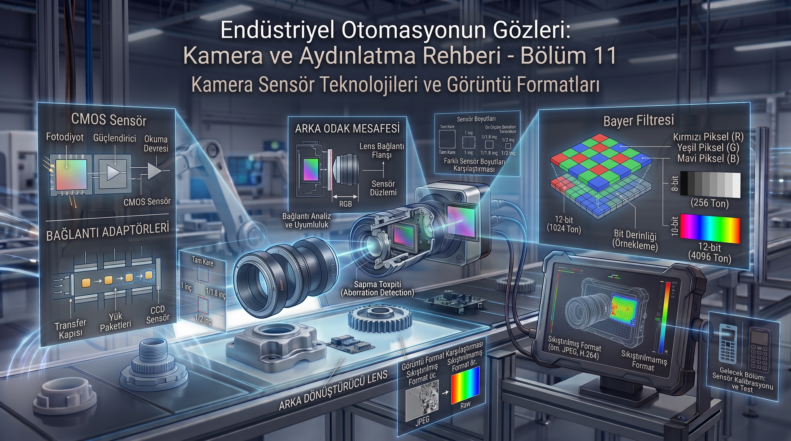 Endüstriyel Otomasyonun Gözleri: Kamera ve Aydınlatma Rehberi - Bölüm 11