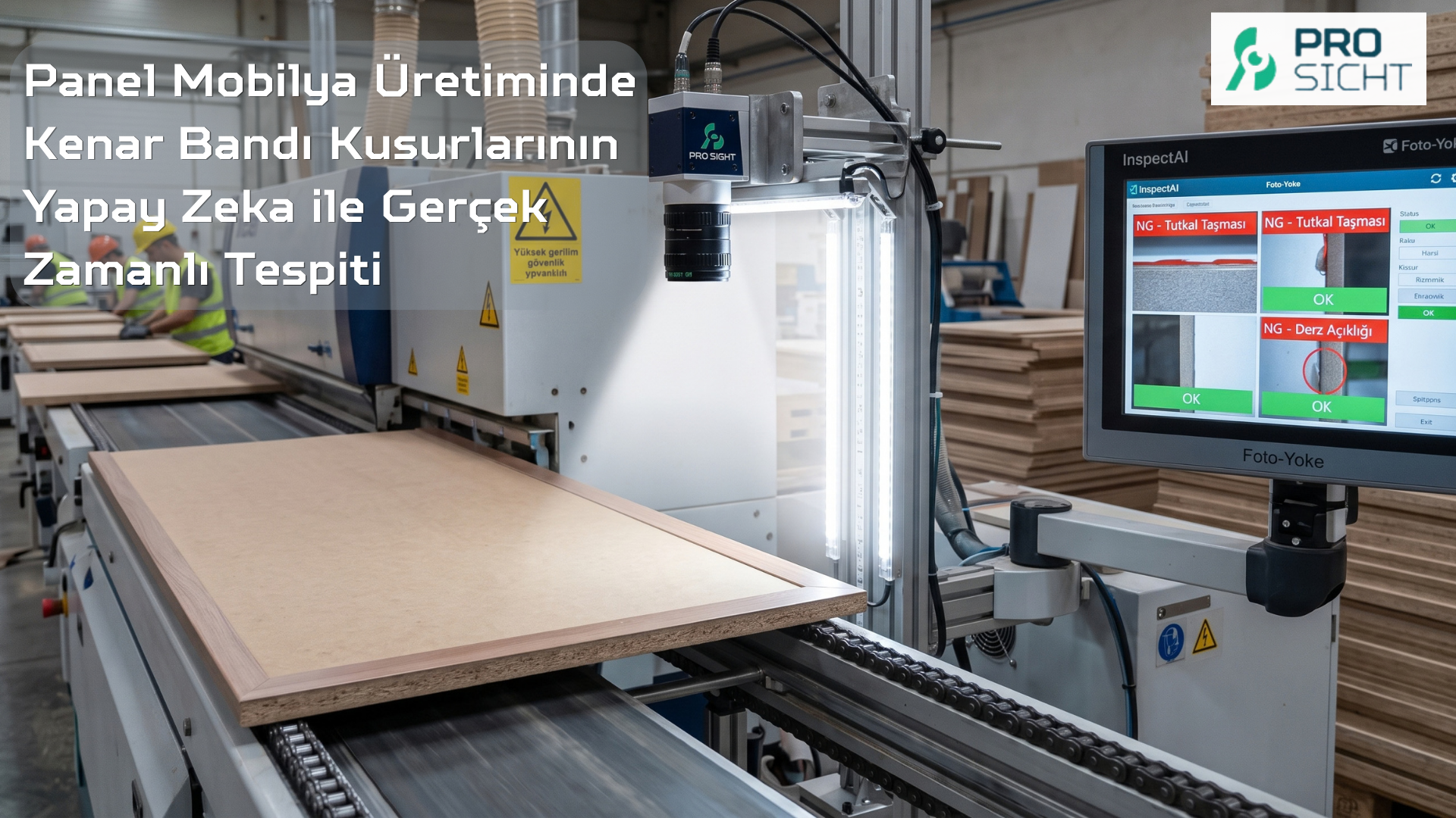Panel Mobilya Üretiminde Kenar Bandı Kusurlarının Yapay Zeka ile Gerçek Zamanlı Tespiti